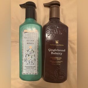 2 Bath and body works hand soaps holiday